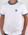 Pretty Green Ringer Badge T-shirt White