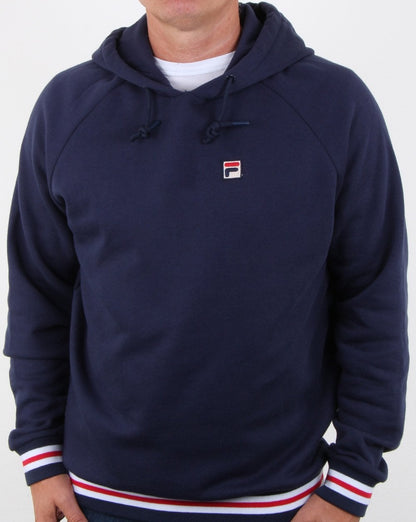 Fila Vintage Jordan Hoody Marineblau/Rot/Weiß