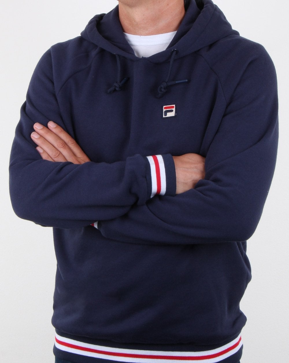 Fila Vintage Jordan Hoody Marineblau/Rot/Weiß