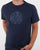 Pretty Green Paisley Logo T Shirt Navy Tonal
