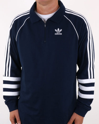 Adidas Originals Authentics Rugby-Oberteil in Marineblau