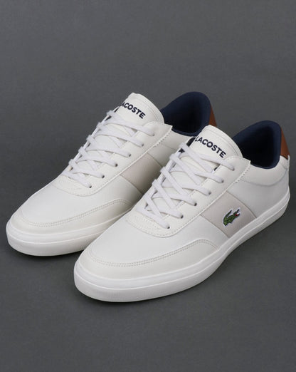 Lacoste Court Master 318 Sneaker Off-White/Marineblau