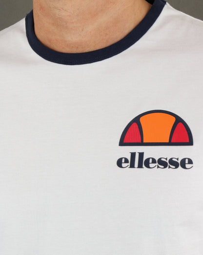 Ellesse – Venice – Weißes T-Shirt mit Rückenprint