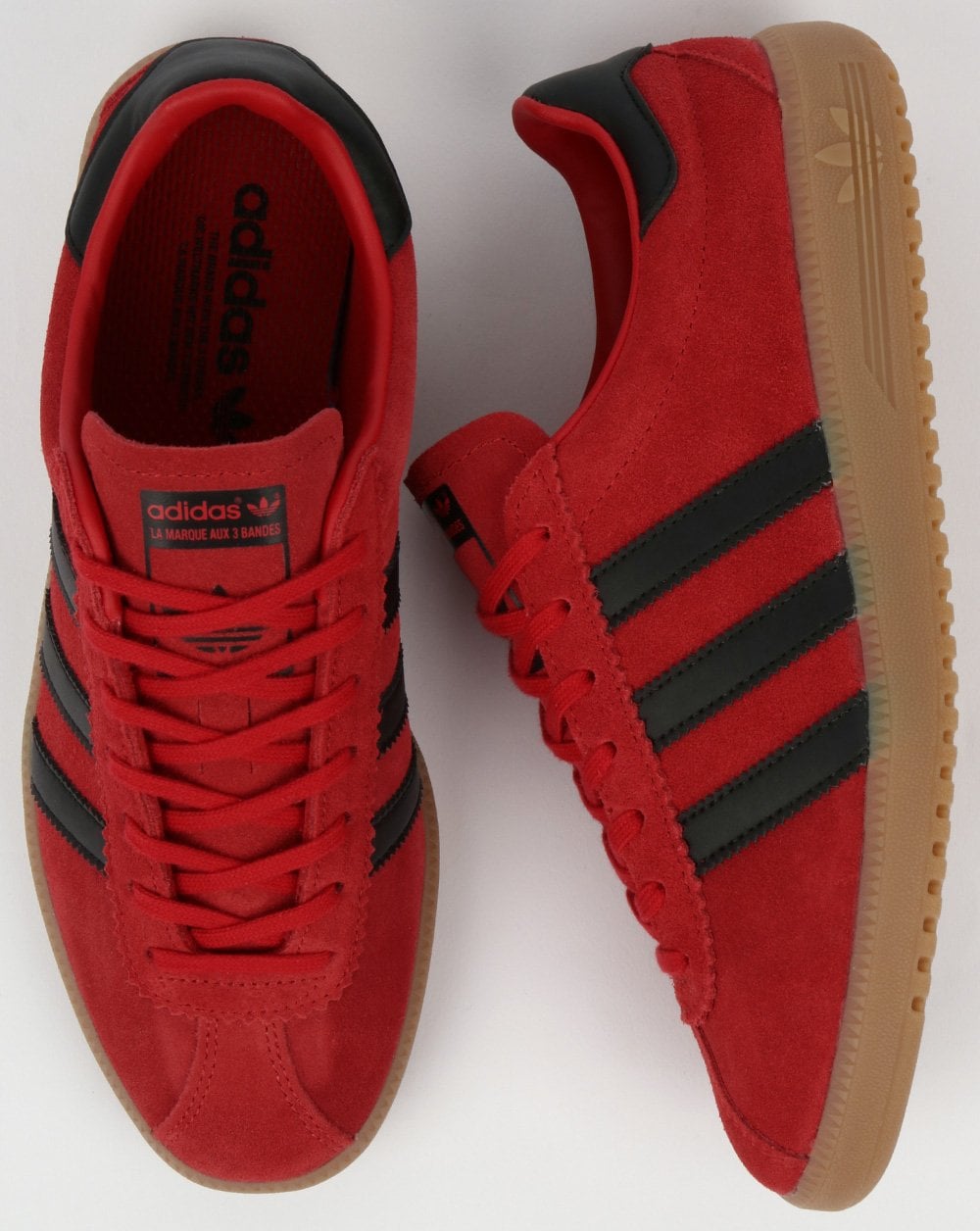 Adidas Bermuda Sneakers Rot/Schwarz/Gummi