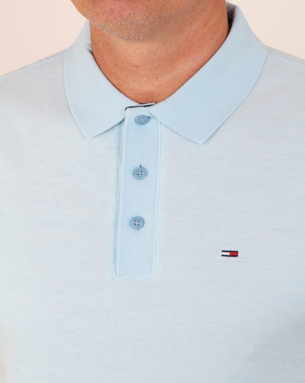 Tommy Hilfiger Oxford Polo Himmelblau