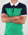 Fila Vintage Vilas Polo Shirt Green Navy