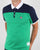 Fila Vintage Vilas Polo Shirt Green Navy