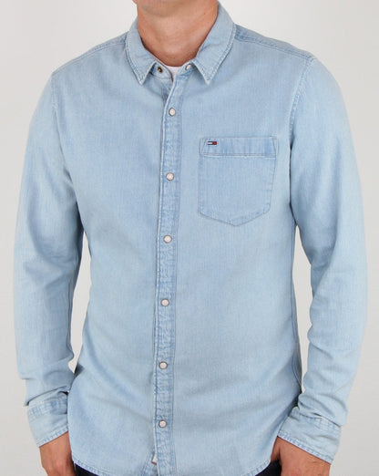 Tommy Hilfiger Klassisches Jeanshemd Blau
