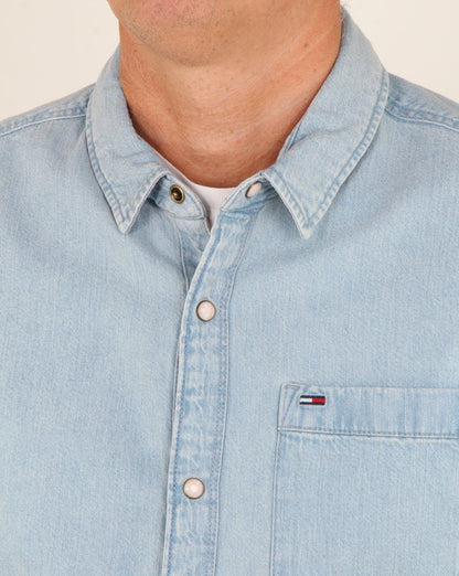 Tommy Hilfiger Klassisches Jeanshemd Blau