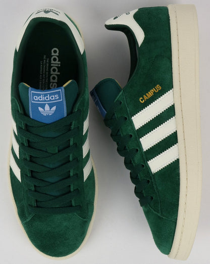Adidas Campus Trainers Collegiate Green/Cloud White