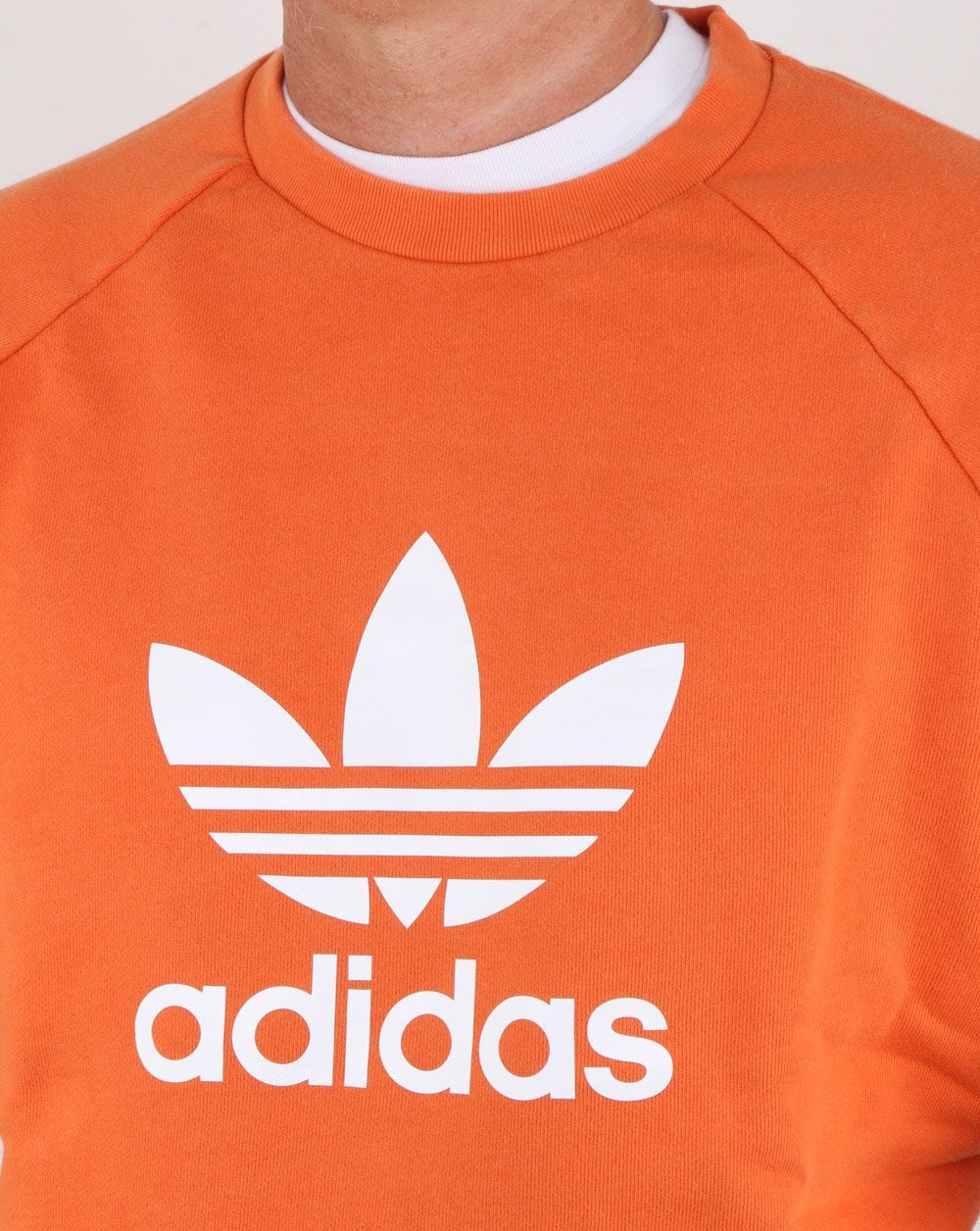 Adidas Originals Trefoil Crew Sweatshirt Craft Orange