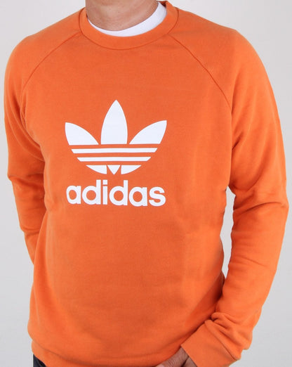Adidas Originals Trefoil Crew Sweatshirt Craft Orange