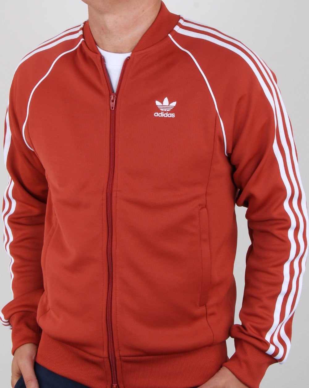 Adidas Originals Superstar Trainingsjacke Rostorange