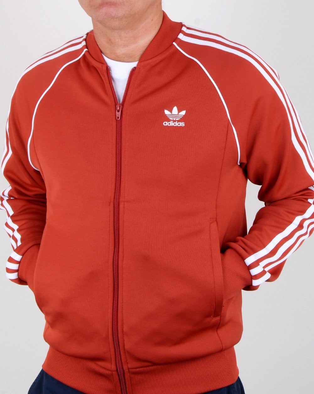 Adidas Originals Superstar Trainingsjacke Rostorange