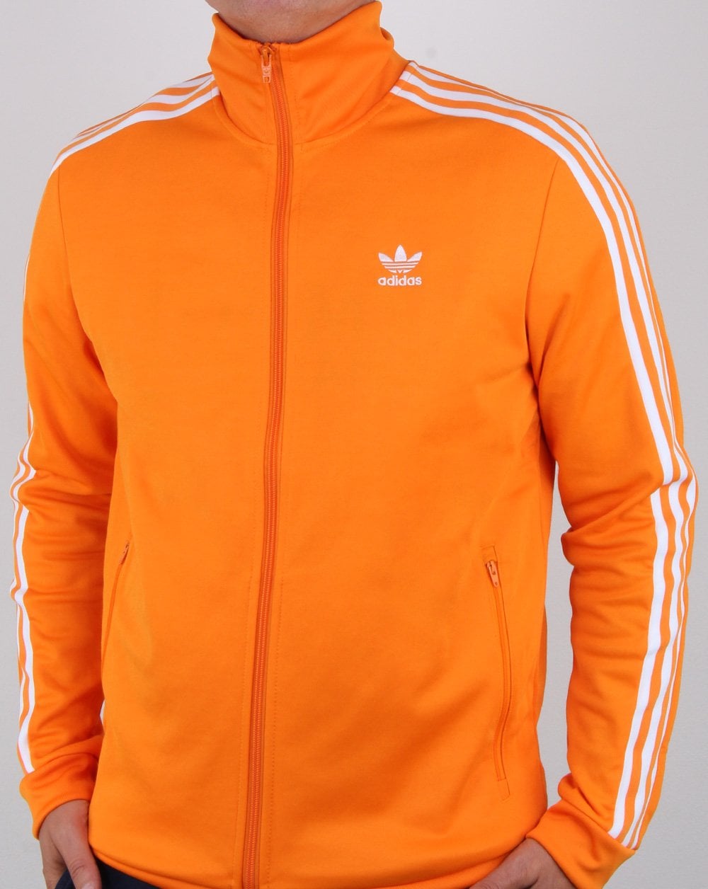 Adidas Originals Beckenbauer Trainingsoberteil in leuchtendem Orange