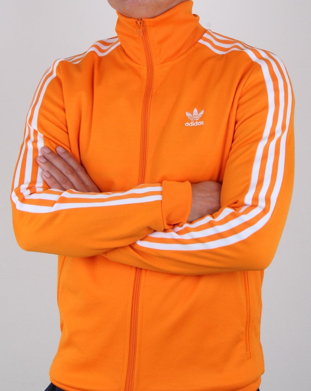 Adidas Originals Beckenbauer Track Top Bright Orange