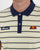 Ellesse Lemon Navy Striped Polo Shirt