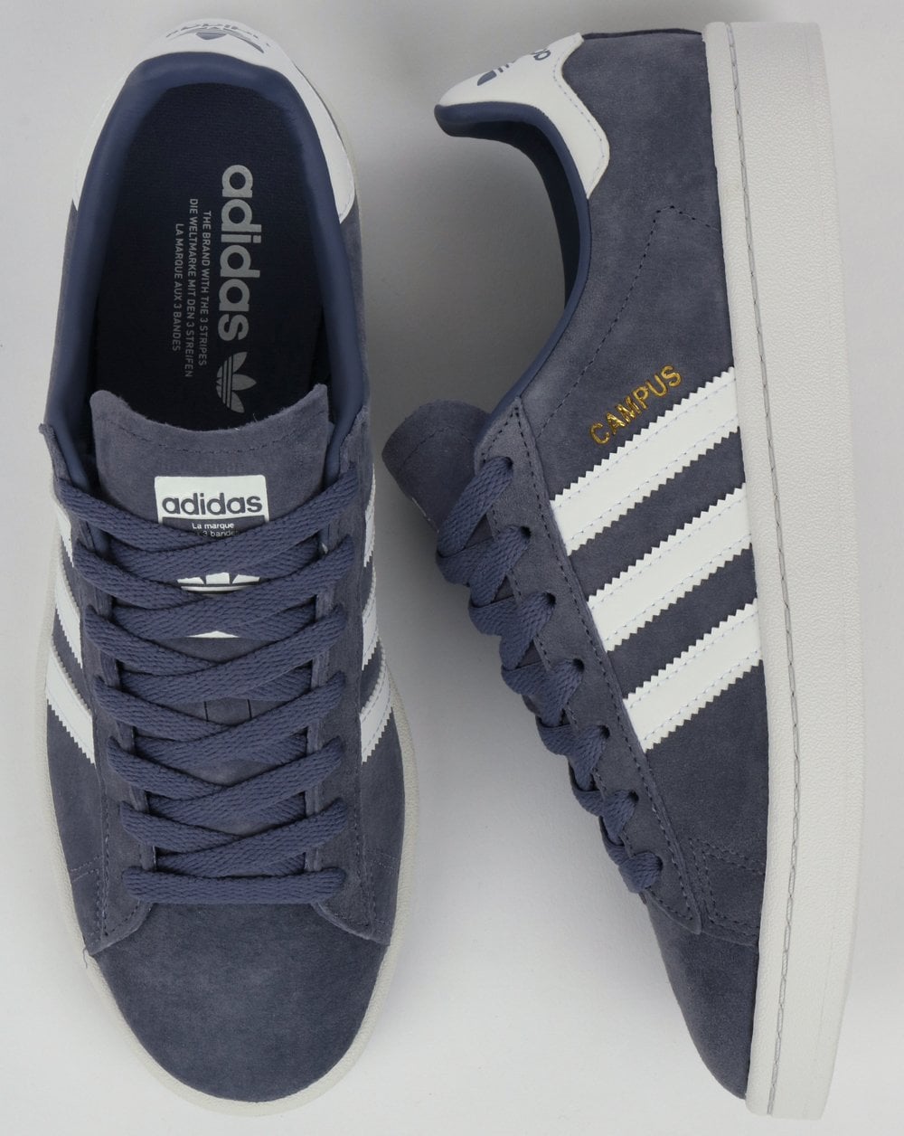 Adidas Campus Sneakers Raw Indigo/Weiß
