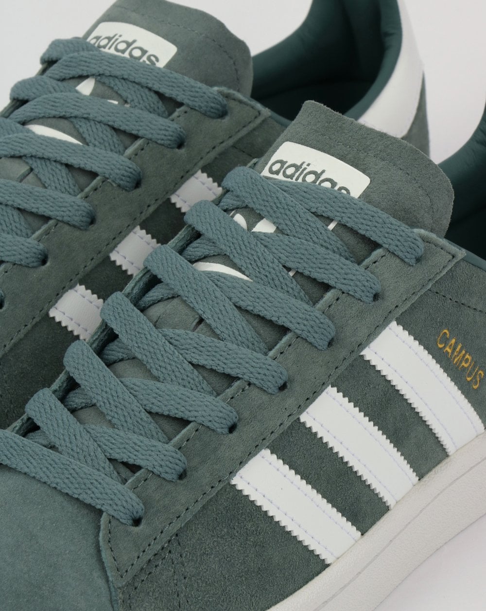 Adidas Campus Sneakers Rohgrün/Weiß