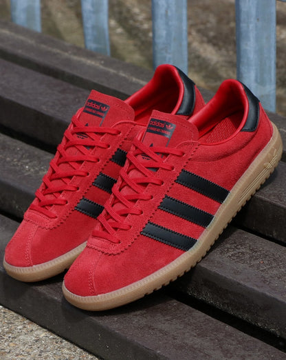 Adidas Bermuda Sneakers Rot/Schwarz/Gummi