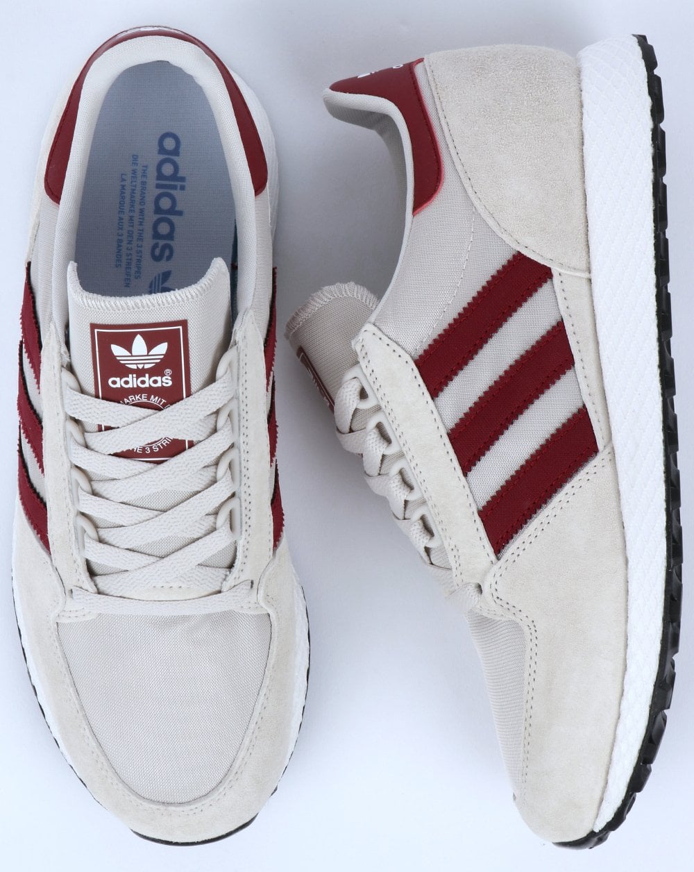 Adidas Forest Grove Sneakers Kreideweiß/Burgund