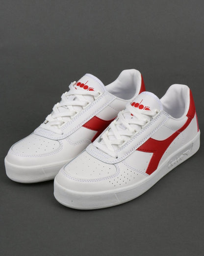 Diadora B. Elite Sneakers Weiß/Ferrari-Rot