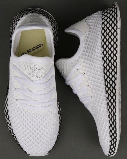 Adidas Deerupt Runner Sneaker Weiß/Weiß/Schwarz