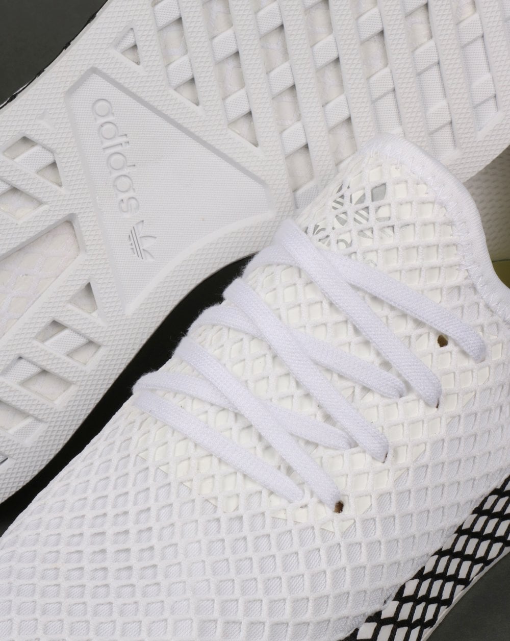 Adidas Deerupt Runner Sneaker Weiß/Weiß/Schwarz