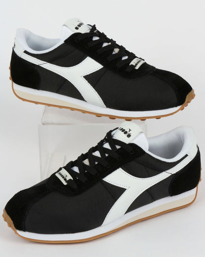 Diadora Sirio NYL Trainer Schwarz/Weiß