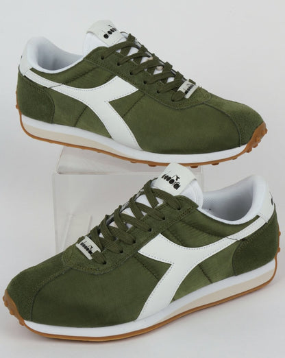 Diadora Sirio NYL Trainer Grün Oliv