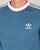 Adidas Originals 3 Stripes T Shirt Blanch Blue
