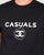 80s Casual Classics Fashion Casual T Shirt Black
