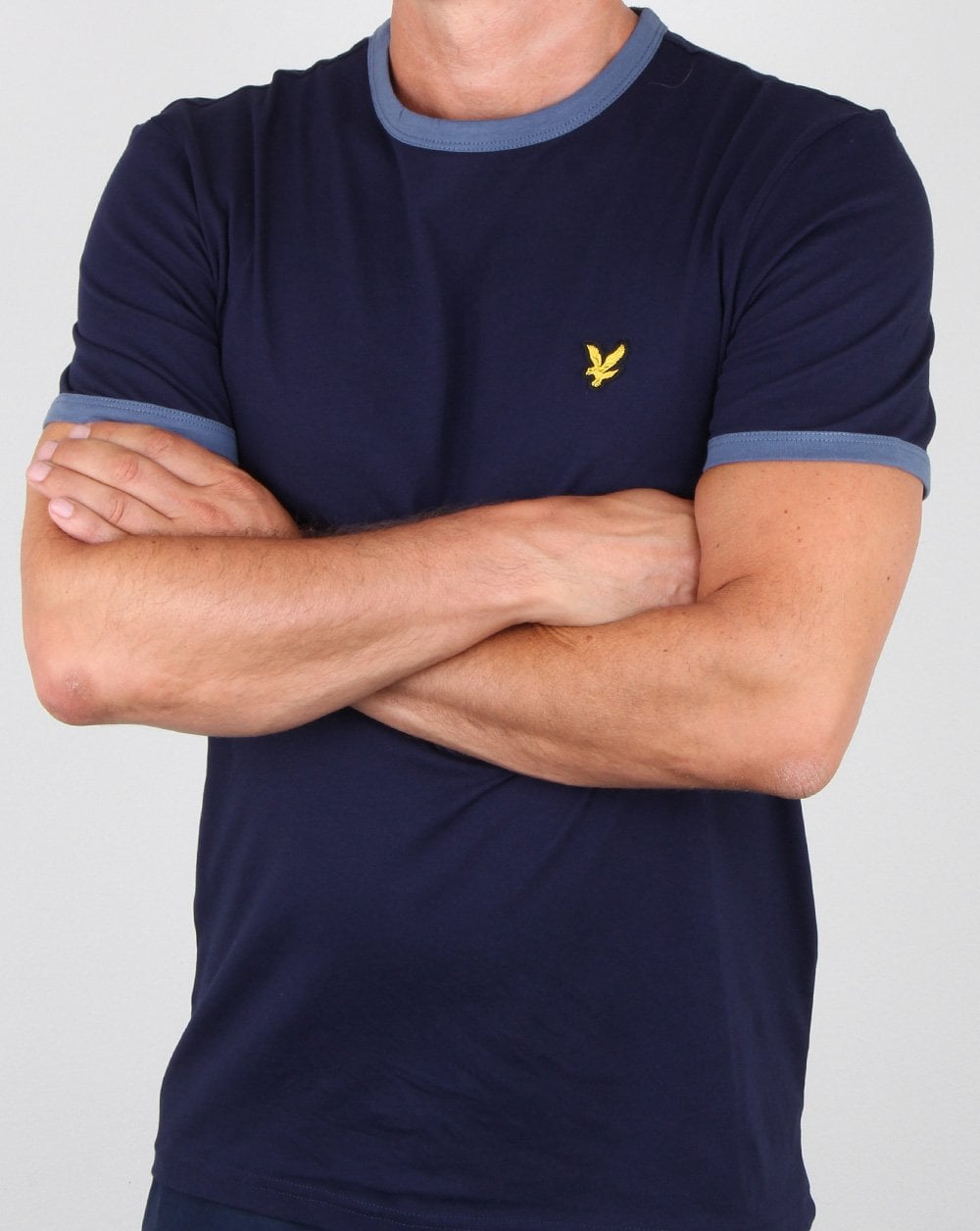 Lyle And Scott Ringer T-Shirt Marineblau/Blau