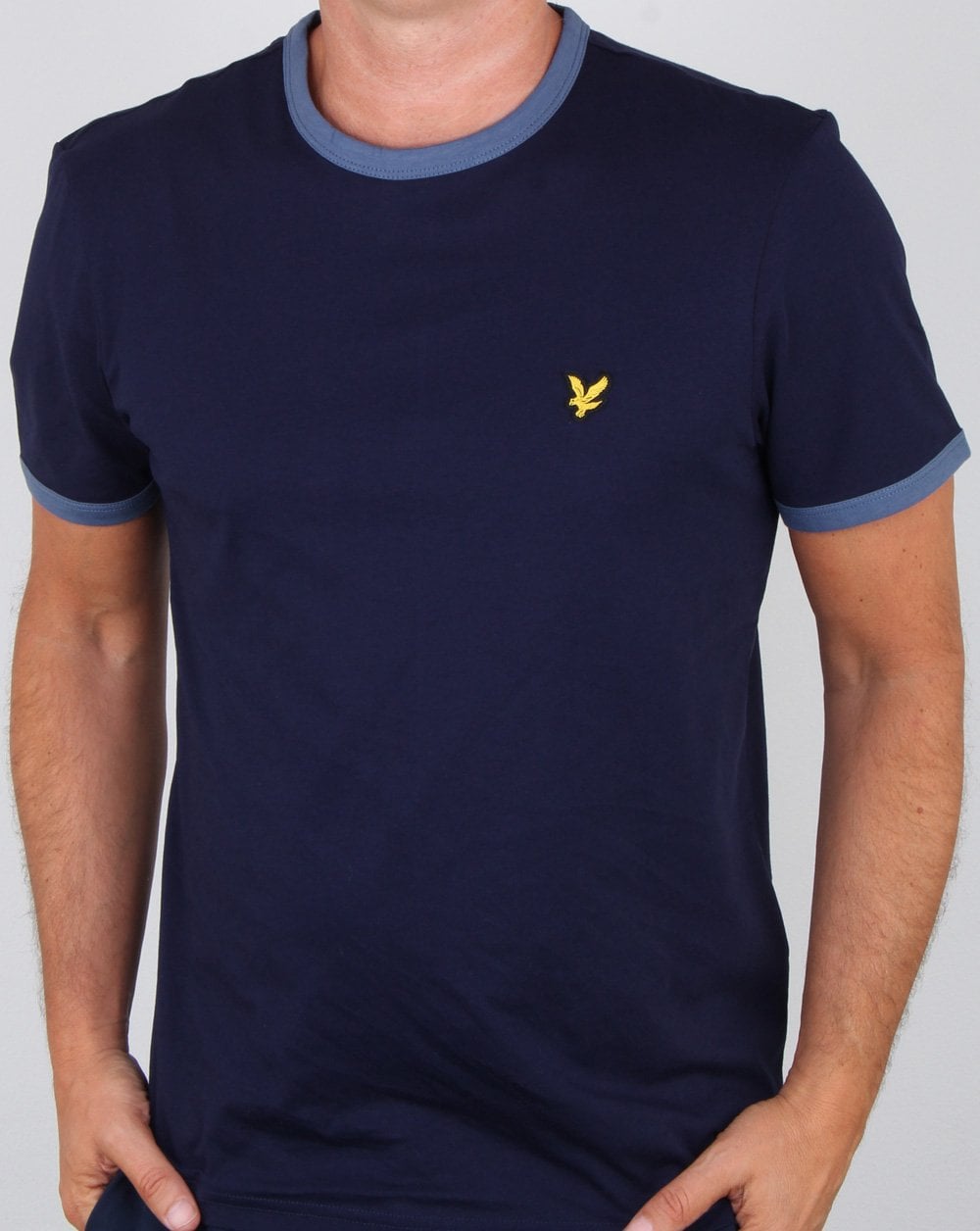 Lyle And Scott Ringer T-Shirt Marineblau/Blau