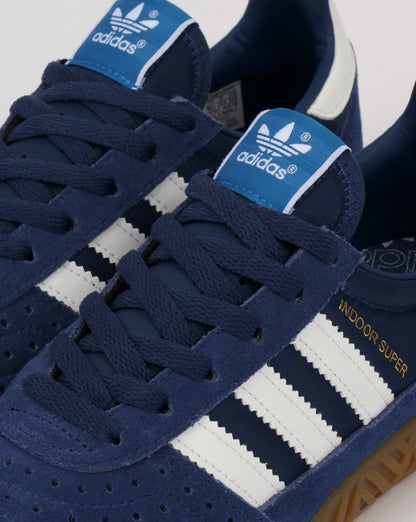 Adidas Indoor Super Trainers Marineblau/Indigo/Weiß/Gummi