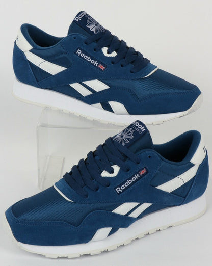 Reebok Classic Nylon Sneakers Bunkerblau/Weiß