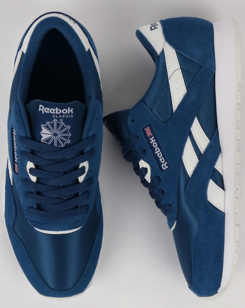 Reebok Classic Nylon Sneakers Bunkerblau/Weiß
