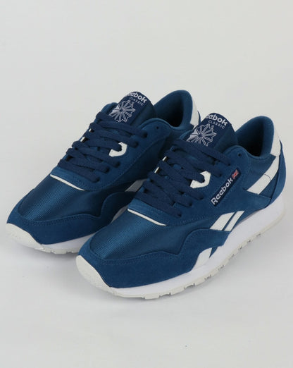 Reebok Classic Nylon Sneakers Bunkerblau/Weiß