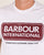 Barbour Logo T-shirt White
