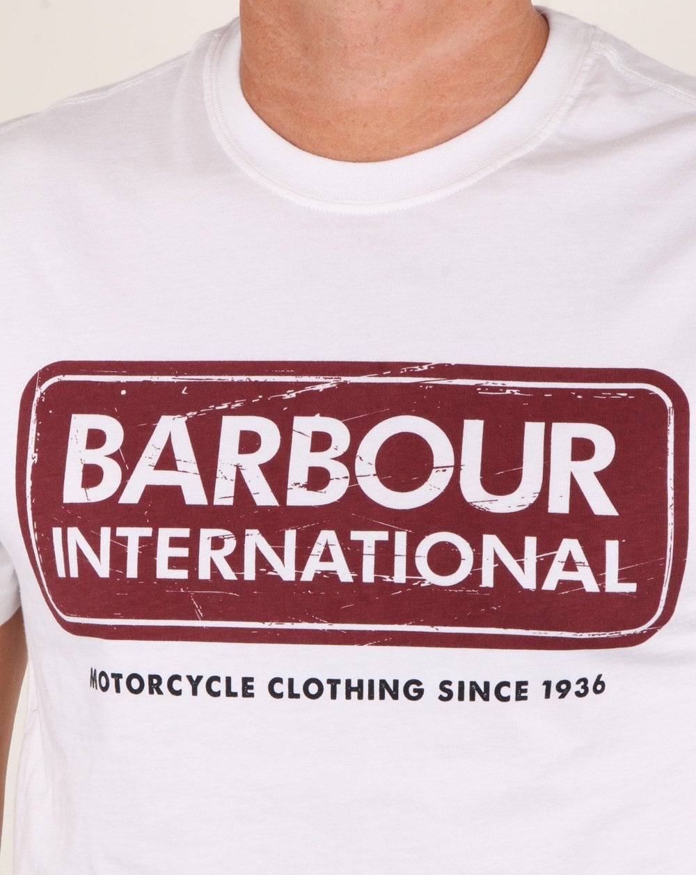 Barbour Logo T-shirt White