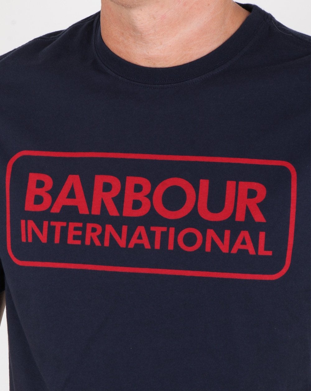 Barbour Essential Logo T-shirt New Navy