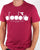 Diadora Logo T-shirt Raspberry/White