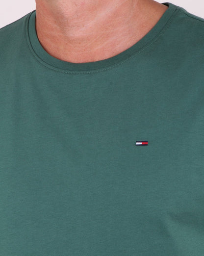 Tommy Hilfiger Block-T-Shirt Jägergrün