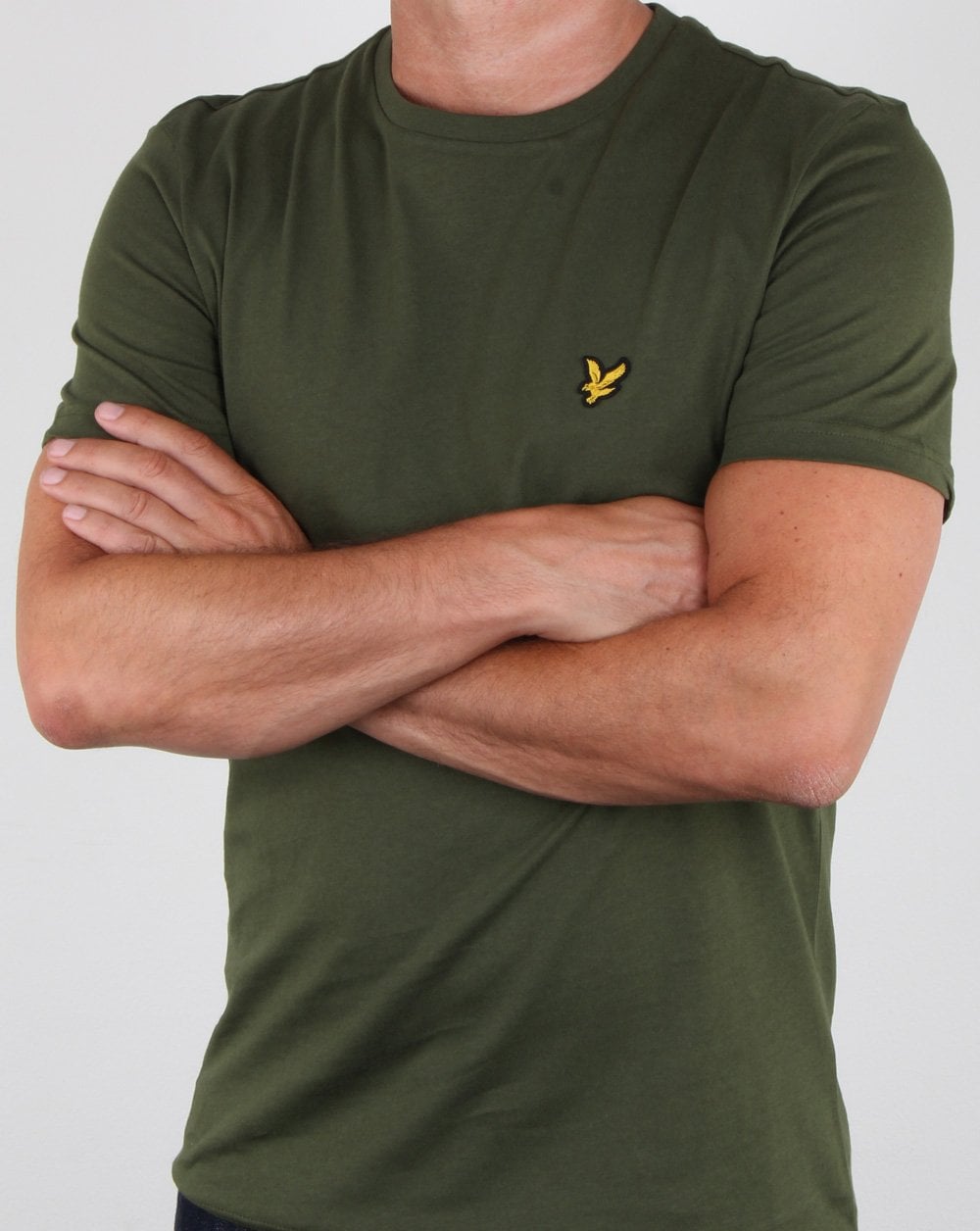 Lyle And Scott – T-Shirt in Waldgrün