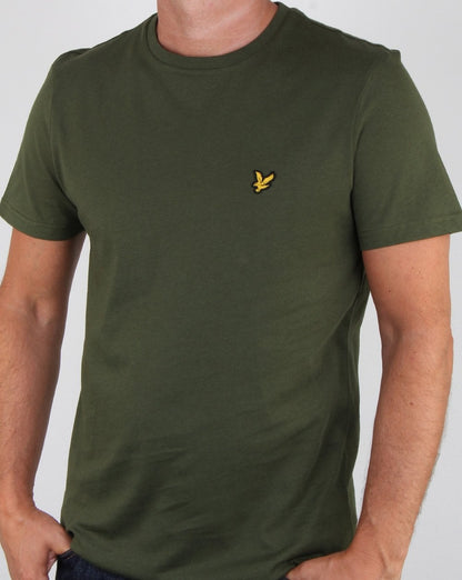 Lyle And Scott – T-Shirt in Waldgrün
