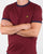 Lyle And Scott Ringer T Shirt Claret/navy