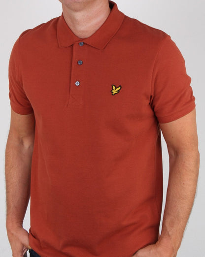 Lyle And Scott Poloshirt Braun Spice