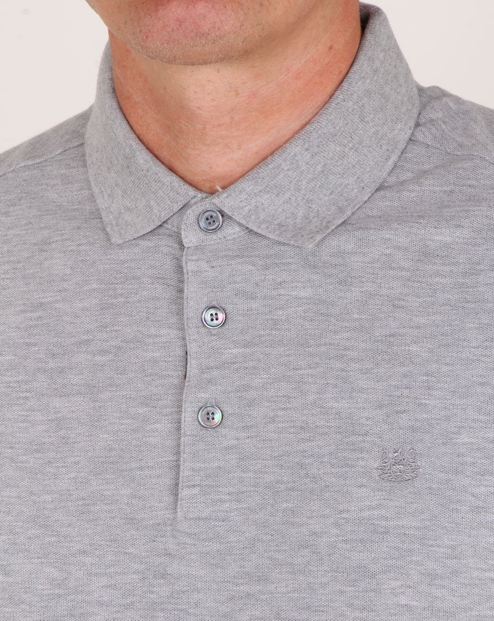 Aquascutum Hillington Poloshirt Grau Melange