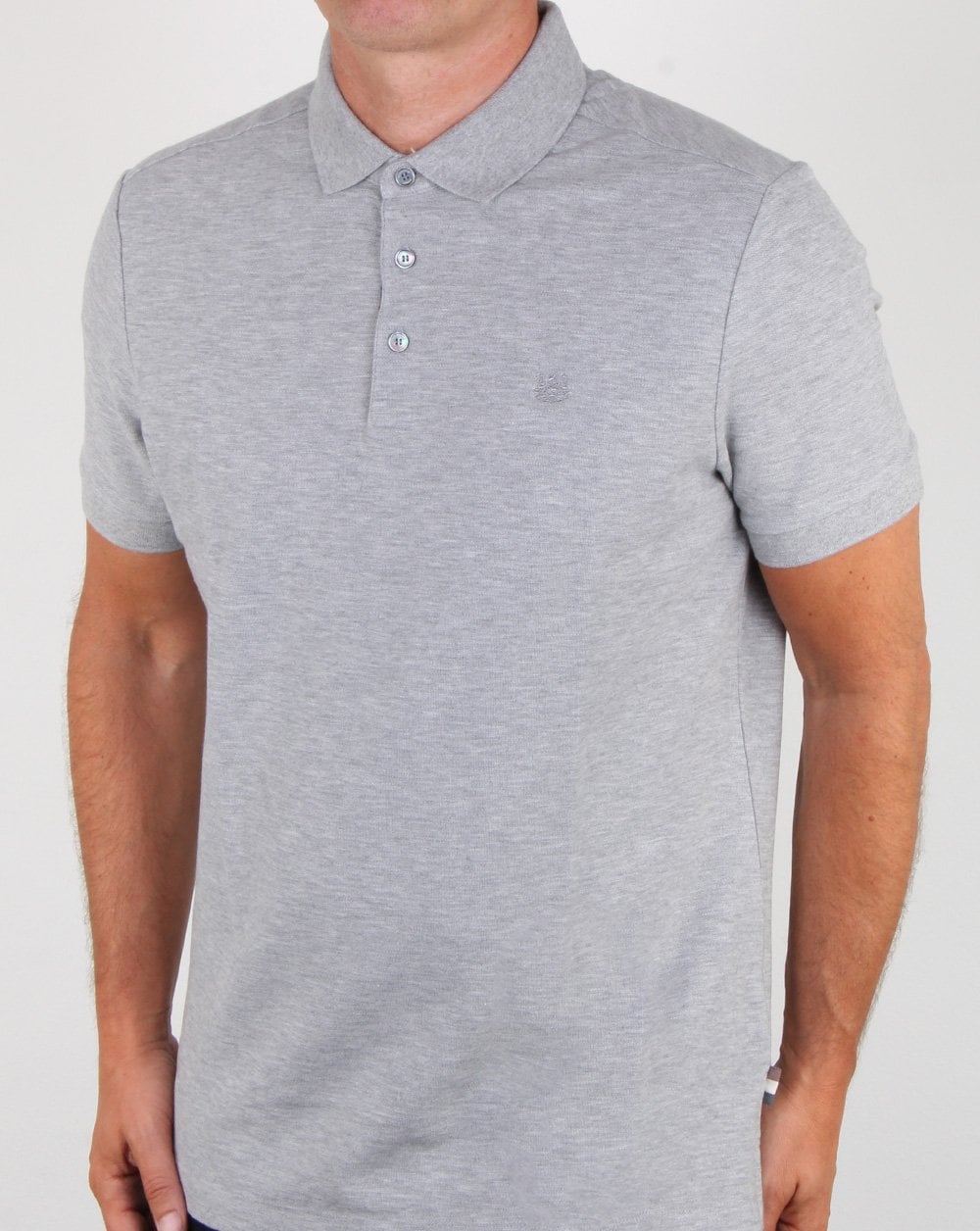 Aquascutum Hillington Poloshirt Grau Melange
