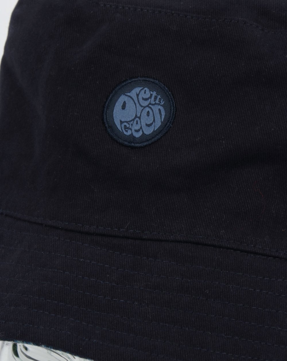 Pretty Green – Wendbarer Fischerhut mit Paisleymuster in Marineblau